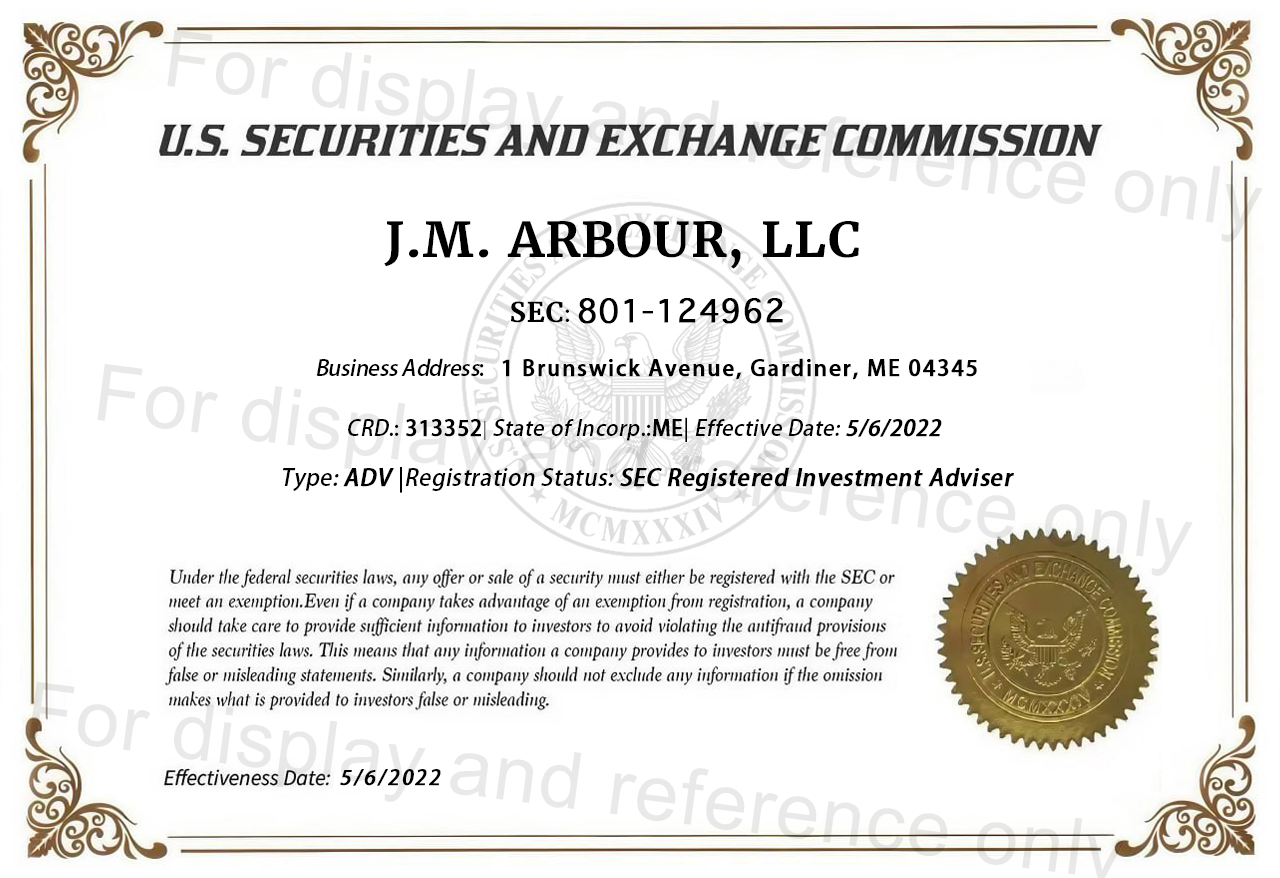 SEC Registration Certificate